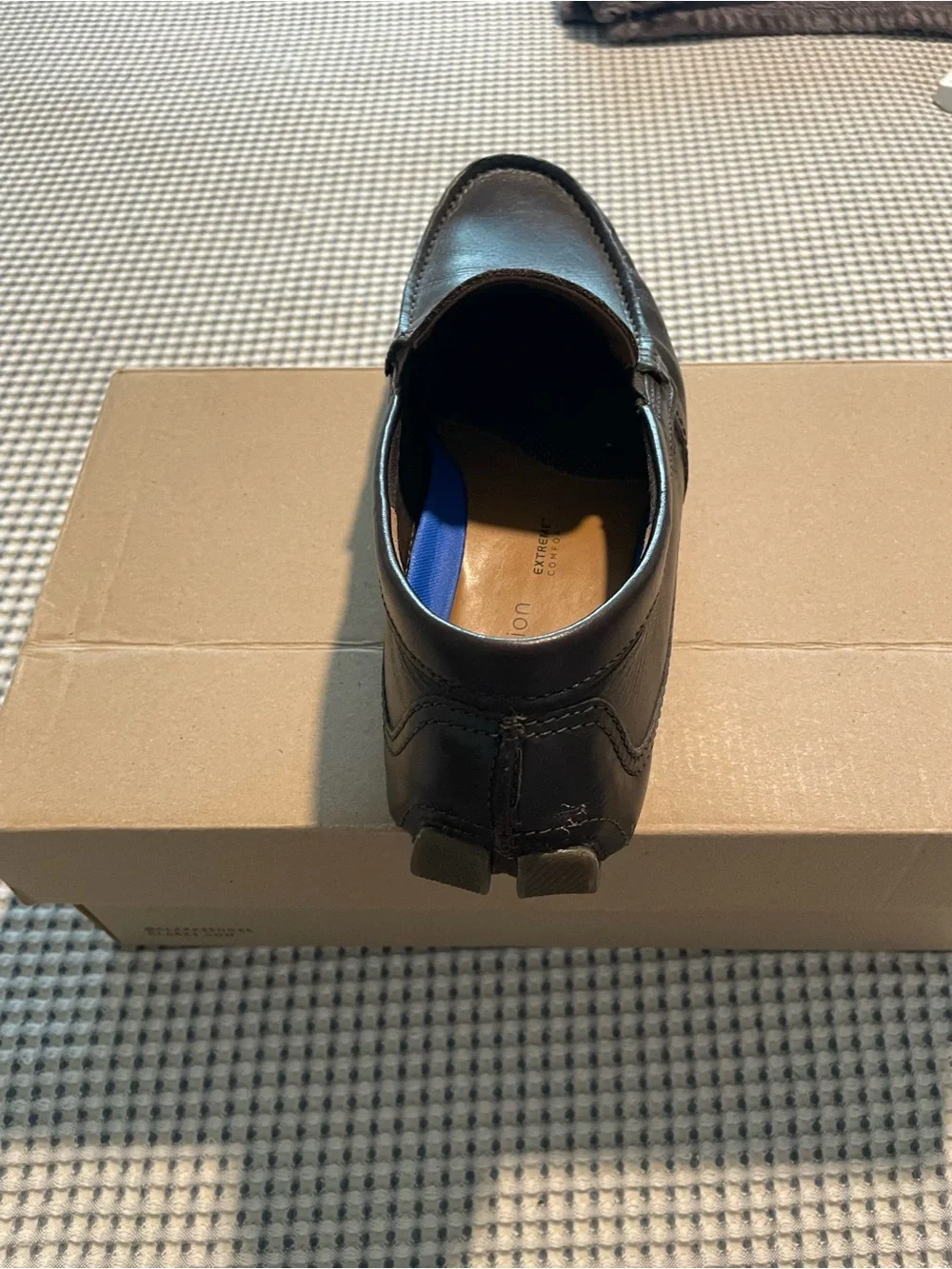 Clarks Markman Plain Men's Dark Brown Leather Slip-On Loafers
